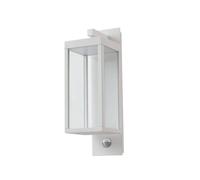 Lucande LED Applique extérieure Ferdinand (Moderne) en Blanc Aluminium (1 lampe,à), pour mur extérieur/façade de maison terrasse und balcon