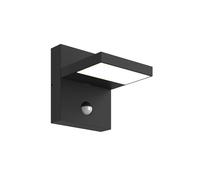 LED Applique extérieure Silvan (Moderne) en Gris Aluminium (1 lampe,à), pour mur extérieur/façade de maison, terrasse und balcon