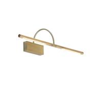 Lucande Fehmke applique pour tableau LED, laiton, bronze, Salon / Salle à manger, Aluminium, Antique, Applique Murale