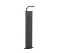 Lucande LED Borne Eclairage Exterieur Tinna (Moderne) en Noir Aluminium (1 lampe,à), Lumineuse Luminaire Lampe Jardin Led