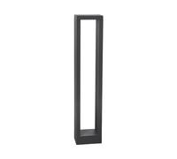Lucande LED Eclairage Exterieur Jupp (Moderne) en Noir Aluminium (1 lampe,à), Luminaire Lampe Jardin Borne Lumineuse