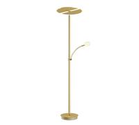 Lucande LED Lampadaire Anniki à intensité variable (Moderne) en Doré Métal e. a. pour Salon & Salle manger (à 3 lampes,), Sur Pied Lampe a de Sol