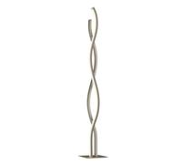 Lucande LED Lampadaire Mairia à intensité variable (Moderne) en Gris Aluminium e. a. pour Salon & Salle manger (à 2 lampes,), Sur Pied Lampe a de Sol