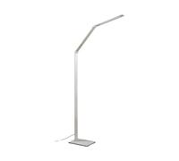 Lucande LED Lampadaire Nicano à intensité variable (Moderne) en Gris Aluminium e. a. pour Bureau (1 lampe,à), Sur Pied Lampe a de Sol