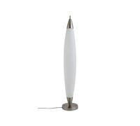 Lampadaire LED Tarell Lucande, dimmable, blanc, Salon / Salle à manger, Matière Plastique, Moderne, Lampadaire LED