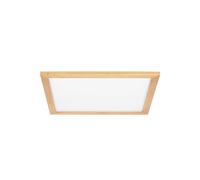 Lucande LED Plafonnier Joren à intensité variable (Traditionnel) en Marron Bois e. a. pour Salon & Salle manger (1 lampe,à), Eclairage Lampe Luminaire Plafond Eclerage