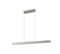 Lucande LED Suspension Arvon à intensité variable (Moderne) en Gris Métal e. a. pour Salon & Salle manger (1 lampe,à), lampe plafonnier suspension