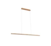 Lucande LED Suspension Maruta (Moderne) en Marron Bois e. a. pour Salon & Salle à manger (1 lampe,à), lampe plafonnier suspension
