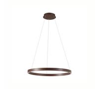 Lucande LED Suspension Yonam à intensité variable (Moderne) en Marron Métal e. a. pour Salon & Salle manger (1 lampe,à), lampe plafonnier suspension