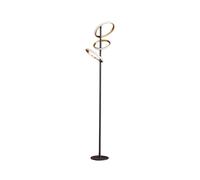Lucande - Madu LED Lampadaire Noir/Or/Blanc