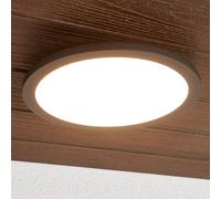 LED Plafonnier extérieur Malena (Moderne) en Noir Aluminium (1 lampe,à), Luminaire d’extérieur pour le jardin la terrasse balcon & maison plafonnier