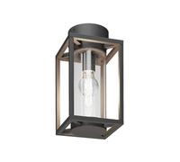 Lucande Plafonnier Ferda à intensité variable (Moderne) en Noir Aluminium (1 lampe,à E27), saillie plafonnier lampe