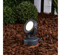 Lucande Projecteur d'extérieur LED Gavin, 33 cm, anthracite, aluminium GAVIN, noir, Aluminium