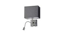 Lucande - Rebekka Applique Murale Black/Chrome