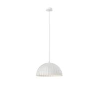 Lucande Suspension Herdis à intensité variable (Moderne) en Blanc Plâtre/Terre Cuite e. a. pour Salon & Salle manger (1 lampe,à E27), Luminaire Lampe Plafond Plafonnier