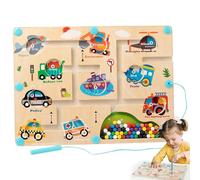 Lucaqina Labyrinthe Magnétique pour Apprendre À Compter,Jouet Éducatif pour Développer La Motricité Fine | Planche Puzzle Tri Couleurs Et Comptage - pour, Idéal pour Voyage en Voiture, Avion ou Train