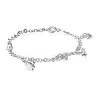 Lucardi - Enfants Pendentif pour bracelet avec placage - Bracelets - Argent 925 - Argent - 15 cm - sans nickel