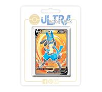 Lucario V SWSH213 Full Art - Ultraboost X Epée et Bouclier 10 Astres Radieux - Coffret de 10 Cartes Pokémon Françaises