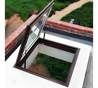Lucarne de toit en aluminium avec poignées - Trappe de ventilation améliorée pour un éclairage optimal de la lumière du jour et de la circulation de l'air