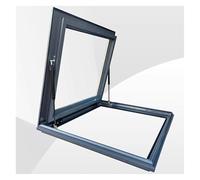 lucarne, Fenêtre de puits d'éclairage souterrain avec double vitrage, couvercle trappe d'évacuation for petit toit grenier(60x70cm)
