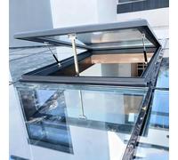 Lucarne personnalisable avec télécommande et capteur de pluie. Parfait pour le toit du grenier et du sous-sol. 85 x 80 cm. Améliore la lumière naturelle et améliore l'efficacité de la ventilation