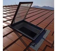 Lucarnes de toit rectangulaires hautement scellées pour sous-sol grenier et véranda - Verre trempé double couche de 55 à 100 cm pour une lumière et une isolation optimales