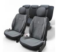 LUCARO Housse Siege Voiture Universel en Cuir Écologique Ares Ensemble Complet - Ensembles de Housses de Siège Idéal comme Accessoire de Voiture - Protège Les Sièges de Votre Voiture