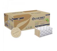 Lucart Econatural V2 Pack Serviettes Pliées A V 190 Bretelles pour 20 Packs