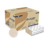 LUCART - Essuie mains pliés en Z - EcoNatural 2 plis - x15