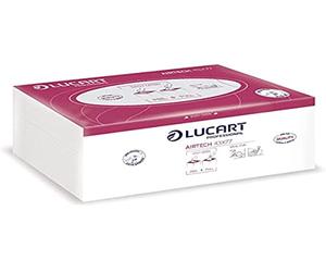 Lucart Professional, Texicell 43x77, Chiffons d'esthétique et de coiffure en Airlaid, 50 g/m², Idéal pour un usage professionnel, 100 pièces, 43x77 cm, 4 paquets