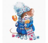 Lucas Kit point de croix Souris de Noël B1168