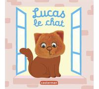 Lucas le chat Livre marionnette pour bébé - dès 3 mois - Hélène Chétaud - Casterman - cartonné - Album éveil dès la naissance