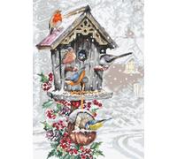 Lucas Luca-S B2399 Kit de point de croix Motif nichoir à oiseaux