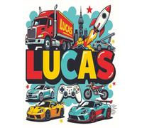 Lucas Personalized Sketch Book: Glossy Cover with 100+ Pages for drawing, coloring and using imagination. First few sheets have idea starters. ... go, and better than screens and electronics.