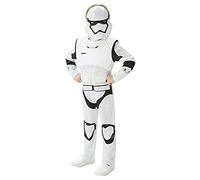 Lucas Rubies - Star Wars Officiel - Déguisement Enfant- Costume de Luxe Storm Tropper - Taille 14-16 Ans - Combinaison Imprimée, Armure Rembourrée et Masque - pour, Carnaval,