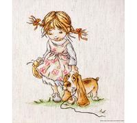 Lucas-S Kit de Broderie au Point de Croix Promenade