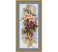 Lucas-S Kit pour Point de Croix Compté Motif Grappe de Raisin