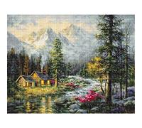 Lucas-S Kit tapisserie chalet compté 37,5 x 29 cm