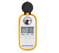 Lucaser Instrument de Mesure DR301 Réfractomètre Numérique Portable à Miel 4 en 1 Brix//Be'/Testeur de Réfraction