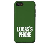 Lucas's Phone Lucas Nom personnalisé Blanc Vert Coque pour iPhone SE (2020) / 7 / 8