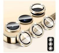 LucBuy Protecteur D'appareil Photo pour Samsung Galaxy A14/A24/A34, Protecteur D'écran en Verre Trempé 9H pour Sppareil Photo, Anneaux Individuels en Alliage D'aluminium à Alignement Automatique