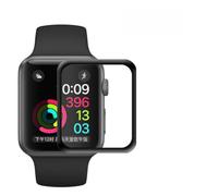 LucBuy Protecteur d'écran Apple Watch 38 mm / 42 mm pour verre trempé Protecteur d'écran iWatch 3D à couverture totale, anti-bulles HD, anti-rayures pour iWatch série 3/2/1 (42mm)