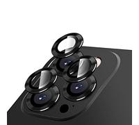 LucBuy Protecteur D'objectif D'appareil Photo pour iPhone 11 Pro/11 Pro Max, HD Verre Trempé Alliage d'aluminium Anneau Cercle Film de Protection D'écran,Protecteur D'objectif (Gris Sidéral)