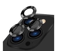 LucBuy Protecteur D'objectif D'appareil Photo pour iPhone 13 Pro/13 Pro Max, HD Verre Trempé Alliage d'aluminium Anneau Cercle Film de Protection D'écran,Protecteur D'objectif (Pétillant)