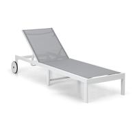 Lucca Lounger Chaise longue polyester aluminium 4 positions