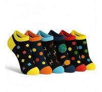 Lucchetti Socks Milano Chaussettes Basses Fantaisie Homme Socquettes courtes fil d'ecosse Made in Italy Taille Unique (Set Summer is Magic)