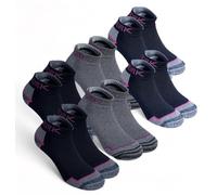 Lucchetti Socks Milano Chaussettes de travail pour femme, fantômes, avec semelle en éponge de coton, couleurs fluo, tailles 35-38 et 39-42, fabriquées en Italie, Lot de 6 paires de chaussettes Work