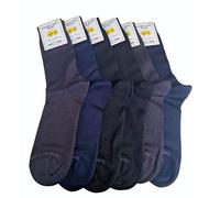Lucchetti Socks Milano Lot de 6 paires de chaussettes pour homme en coton fil d'Écosse élastique d'été en fantaisie - - Taille Unique
