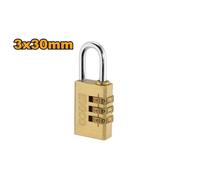 LUCCHETTO AD ARCO C/COMBINAZ. 30MM INGCO