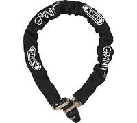 ABUS Antivol de chaîne Granit Monobloc XPlus 1480 Maillons 14 mm 180 cm gainage tissu 2 clés noir